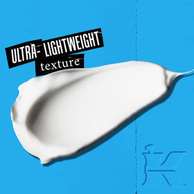 Kiehl's opened cream texture highlighting lightweight hydration