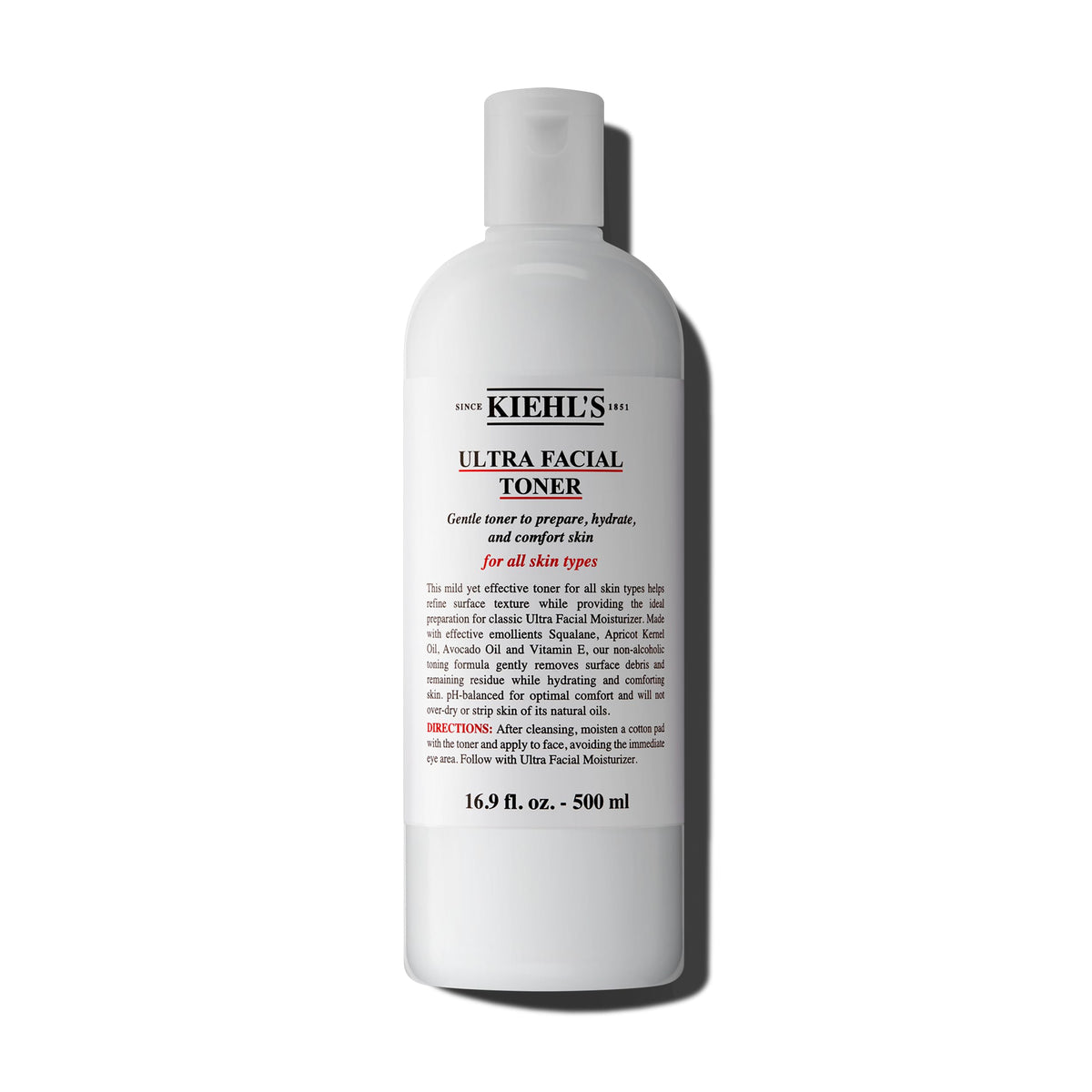 Kiehl's Ultra Facial Toner front bottle showing label and size for clear identification and value
