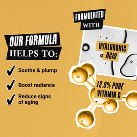 Kiehl's pipette over ingredients highlighting vitamin c concentration