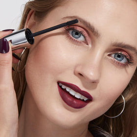 KIKO Milano mascara in a makeup bag lifestyle scene showing everyday wear convenience