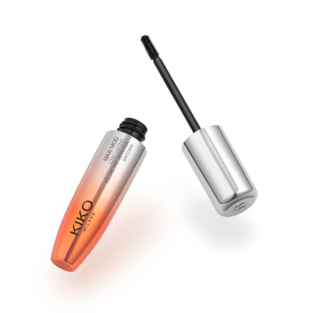 KIKO Milano creamy black formula swatch showing rich pigment and soft texture benefit