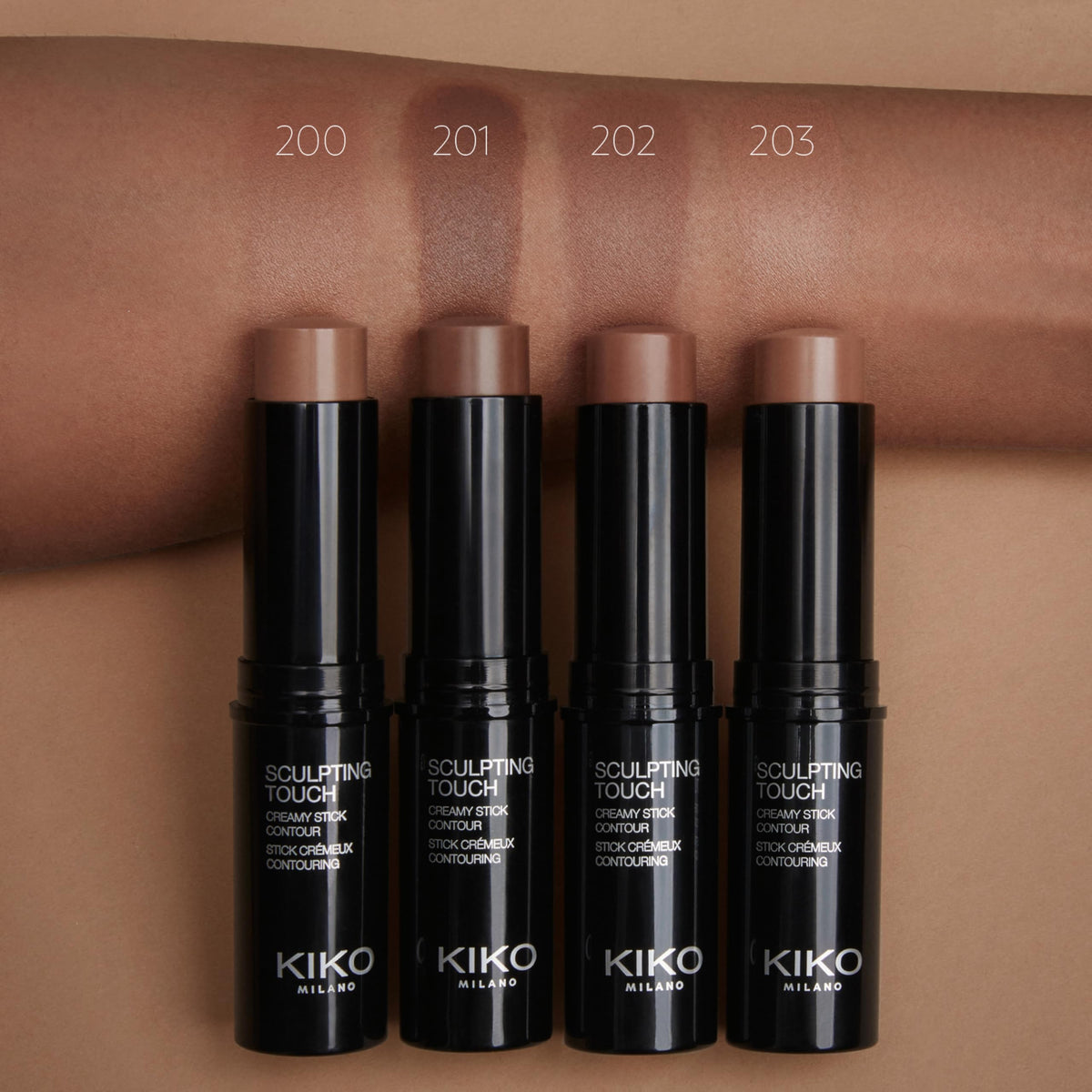 Kiko Milano contour applied under cheekbone demonstrating sculpted definition and long‑lasting wear