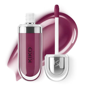 Kiko Milano front packaging showing deep purple shade and metallic cap for polished look