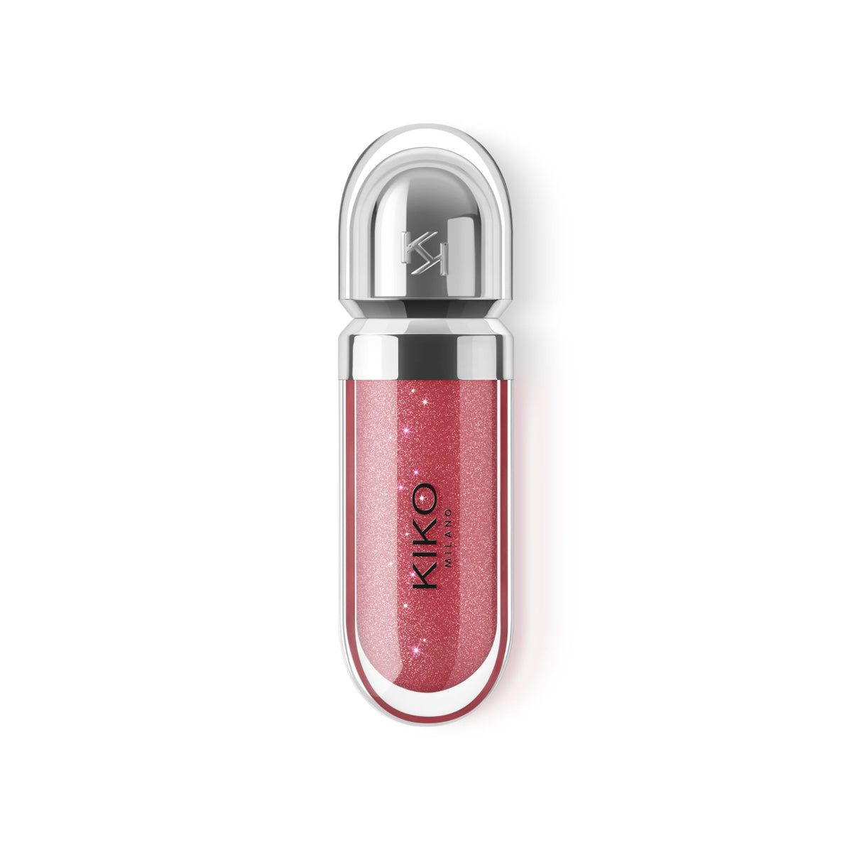 Kiko Milano glossy texture close-up revealing hydrated, radiant finish