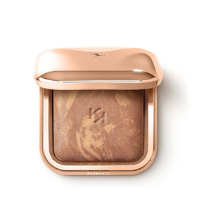 KIKO Milano compact front view showing product and mirror, perfect for travel touch-ups