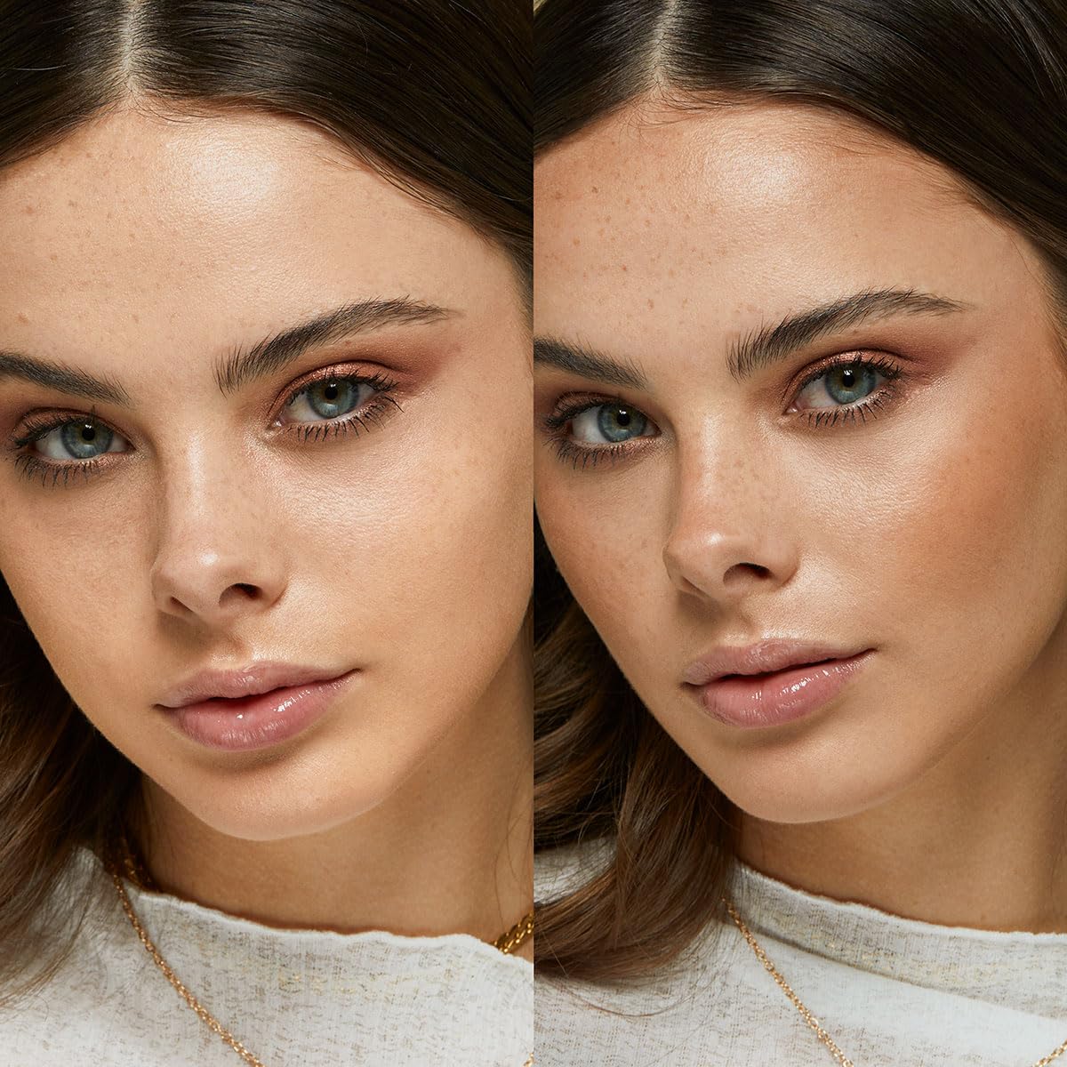 KIKO Milano bronzer next to a brush illustrating compact size and easy portability