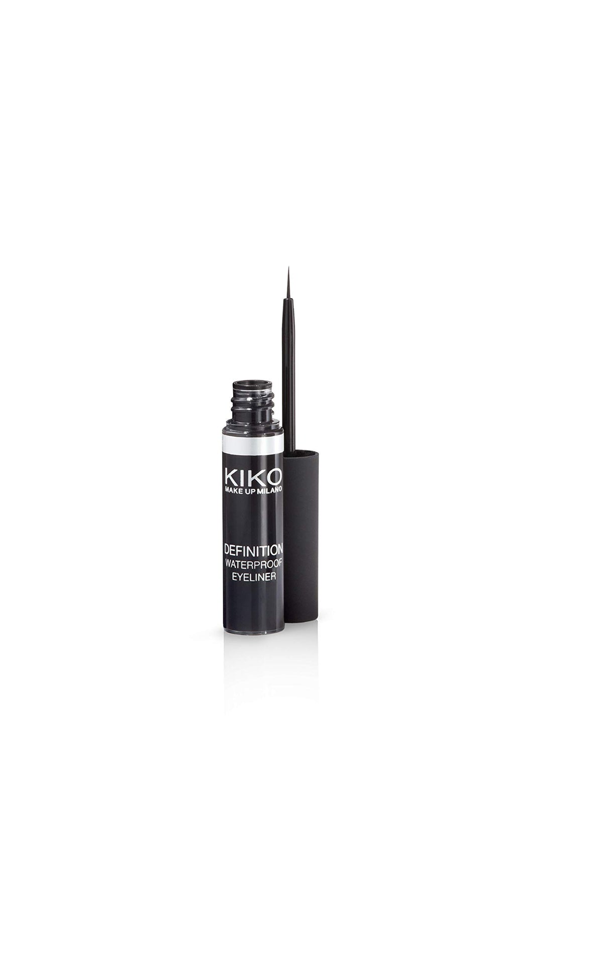 Kiko Milano application along lash line creating a clean winged look
