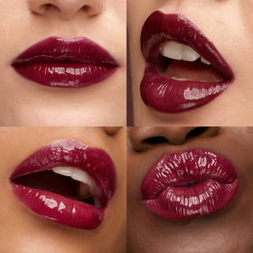 Kiko Milano gloss swatch demonstrating radiant shine and softening effect