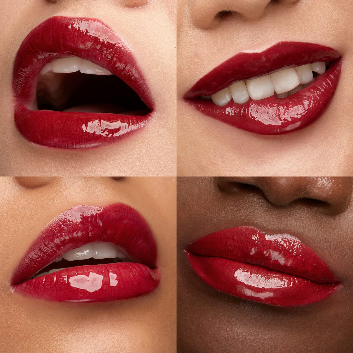 Kiko Milano lip application in use showing glossy finish and comfortable wear benefit