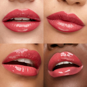 Kiko Milano wearable lifestyle image showing glossy bright lips and comfortable finish