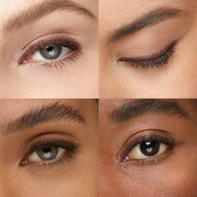 Kiko Milano eyeliner 04 in use on model’s eye illustrating bold color payoff and smudge-resistant wear