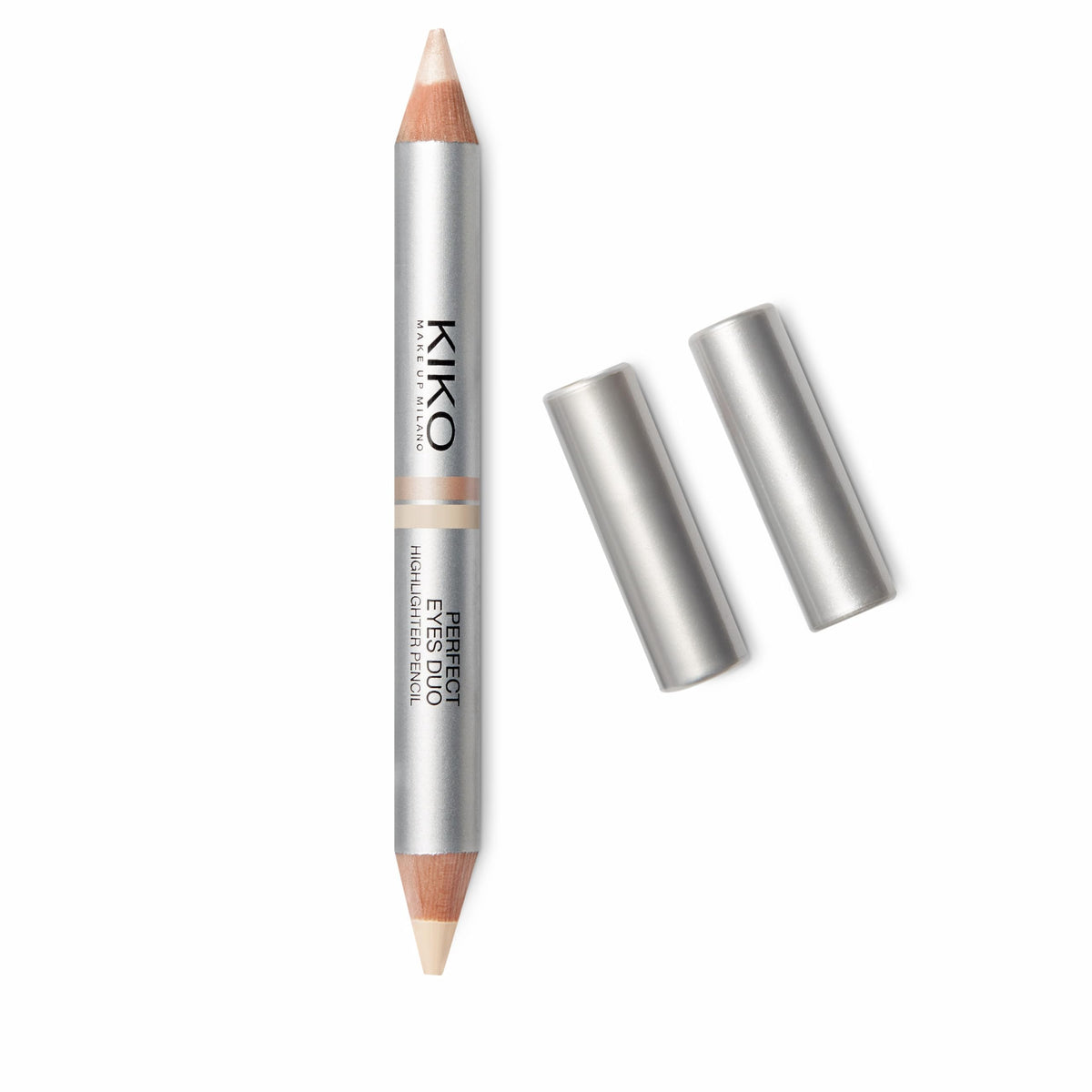 Kiko Milano front packaging showing dual-ended highlighter for quick brightening
