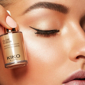 KIKO Milano in a makeup bag styling for everyday glow on the go