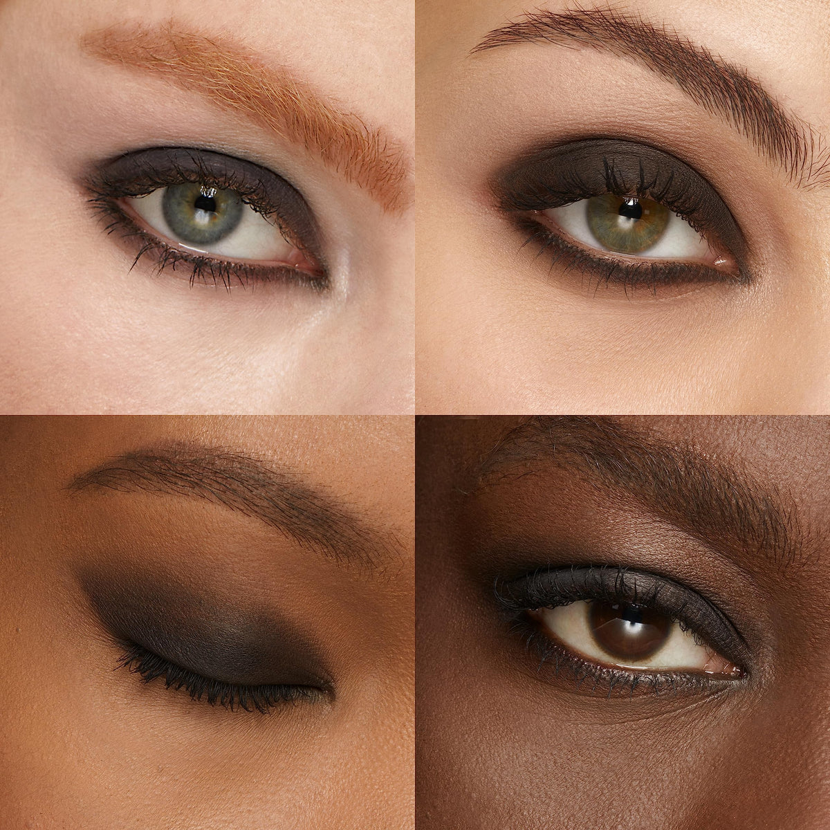 Kiko Milano applied on eyelid with brush demonstrating intense, buildable color