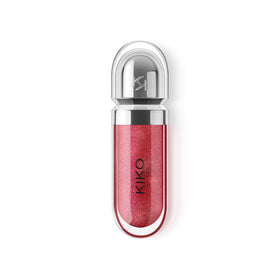 Kiko Milano iridescent ruby swatch on skin showing vibrant multidimensional shine
