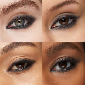 KIKO Milano kajal applied on eye in lifestyle shot demonstrating intense black definition and blendability