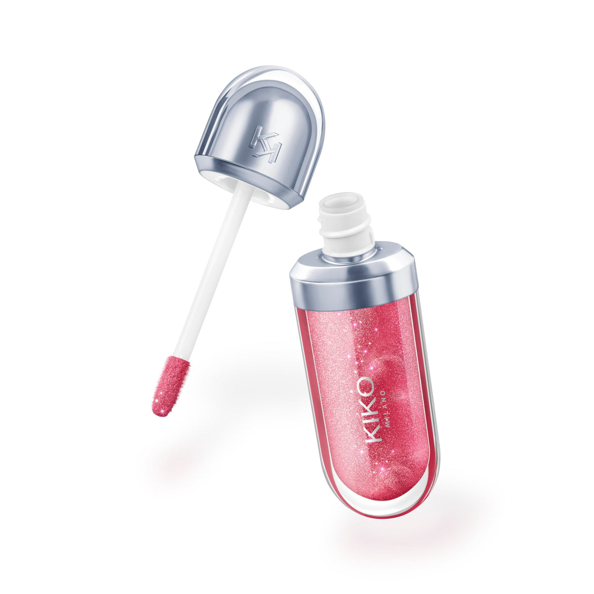 KIKO Milano creamy gloss texture close-up showing smooth, hydrating finish