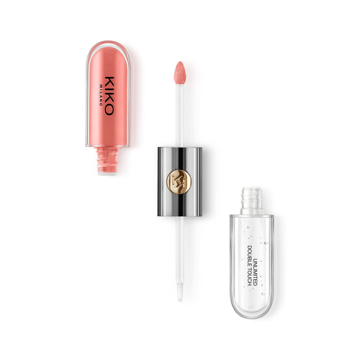 Kiko Milano front packaging showing dual-ended applicator and KK monogram for elegant control