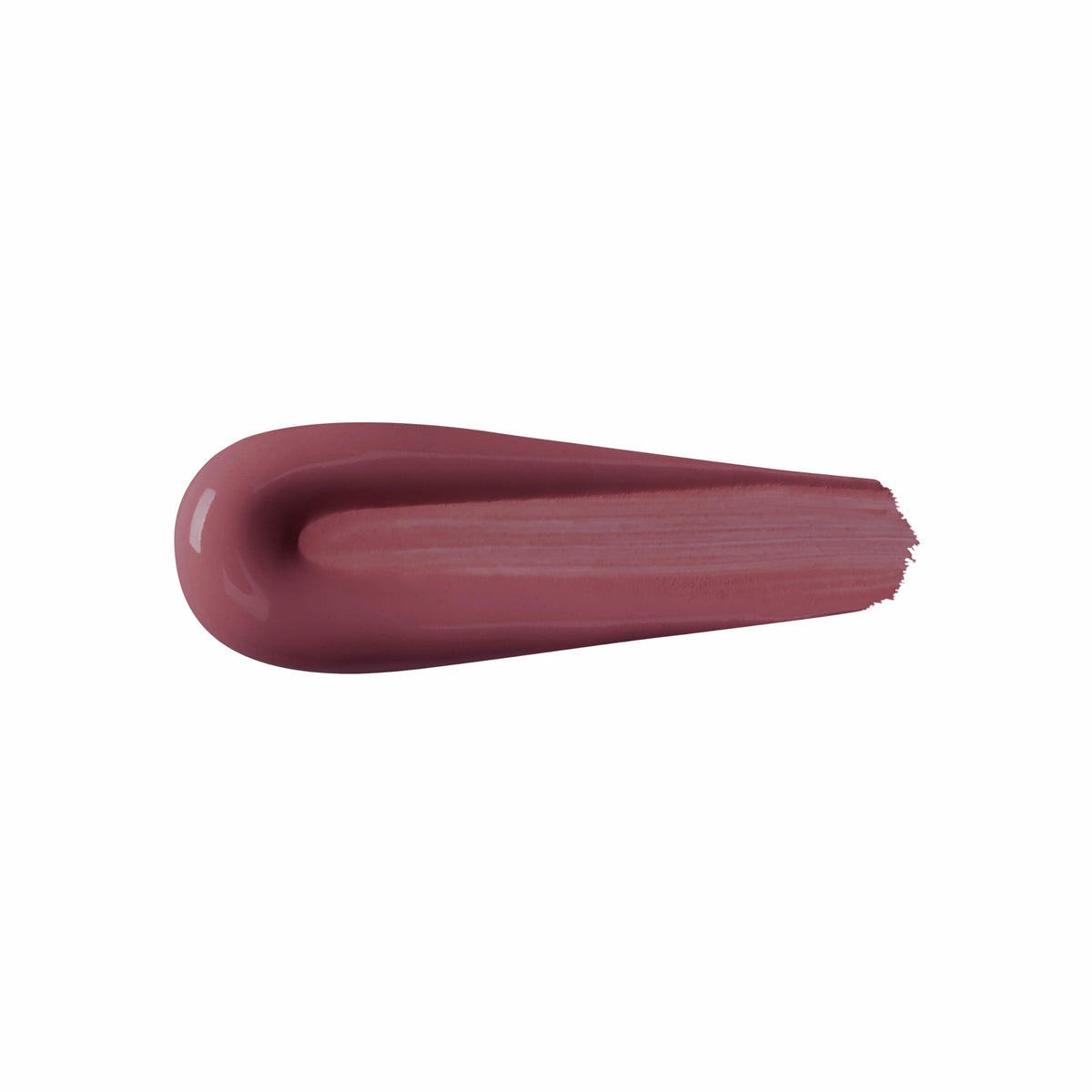 Kiko Milano lips wearing 121 demonstrating long-lasting glossy look benefit