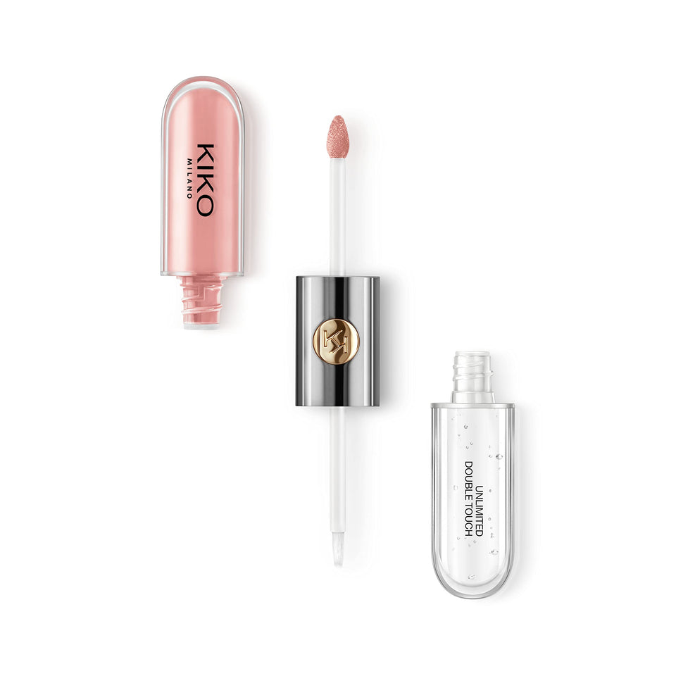 KIKO MILANO front packaging showing dual-tube design and KK monogram benefit clear use