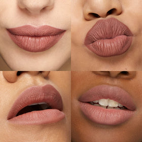 Kiko Milano Unlimited Stylo applied on lips demonstrating demi-matte finish and long-wear benefit