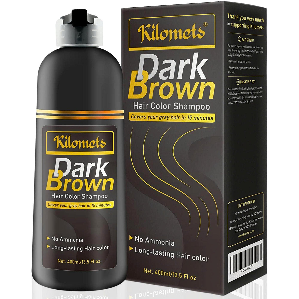 KILOMETS on bathroom counter in morning routine for convenient time-saving use
