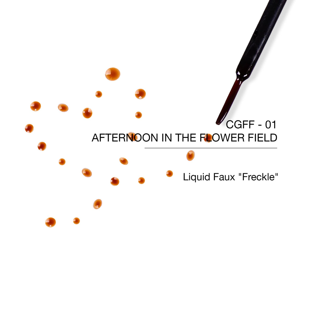 KimChiChic fine brush tip detail demonstrating precision for realistic freckles