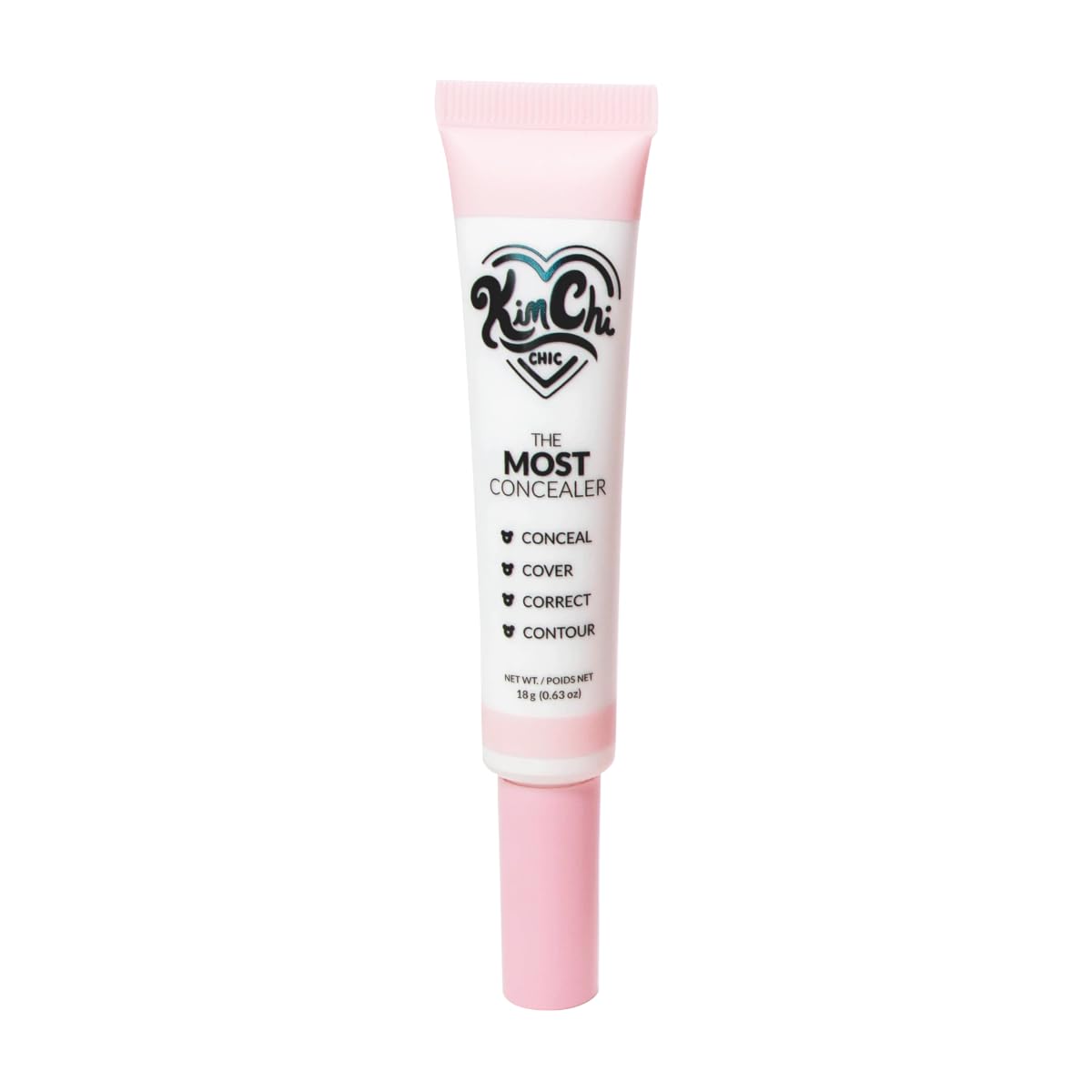 KimChiChic concealer in use under-eye for natural coverage