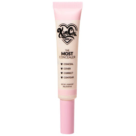 KimChiChic concealer applied under eye for natural-looking correction