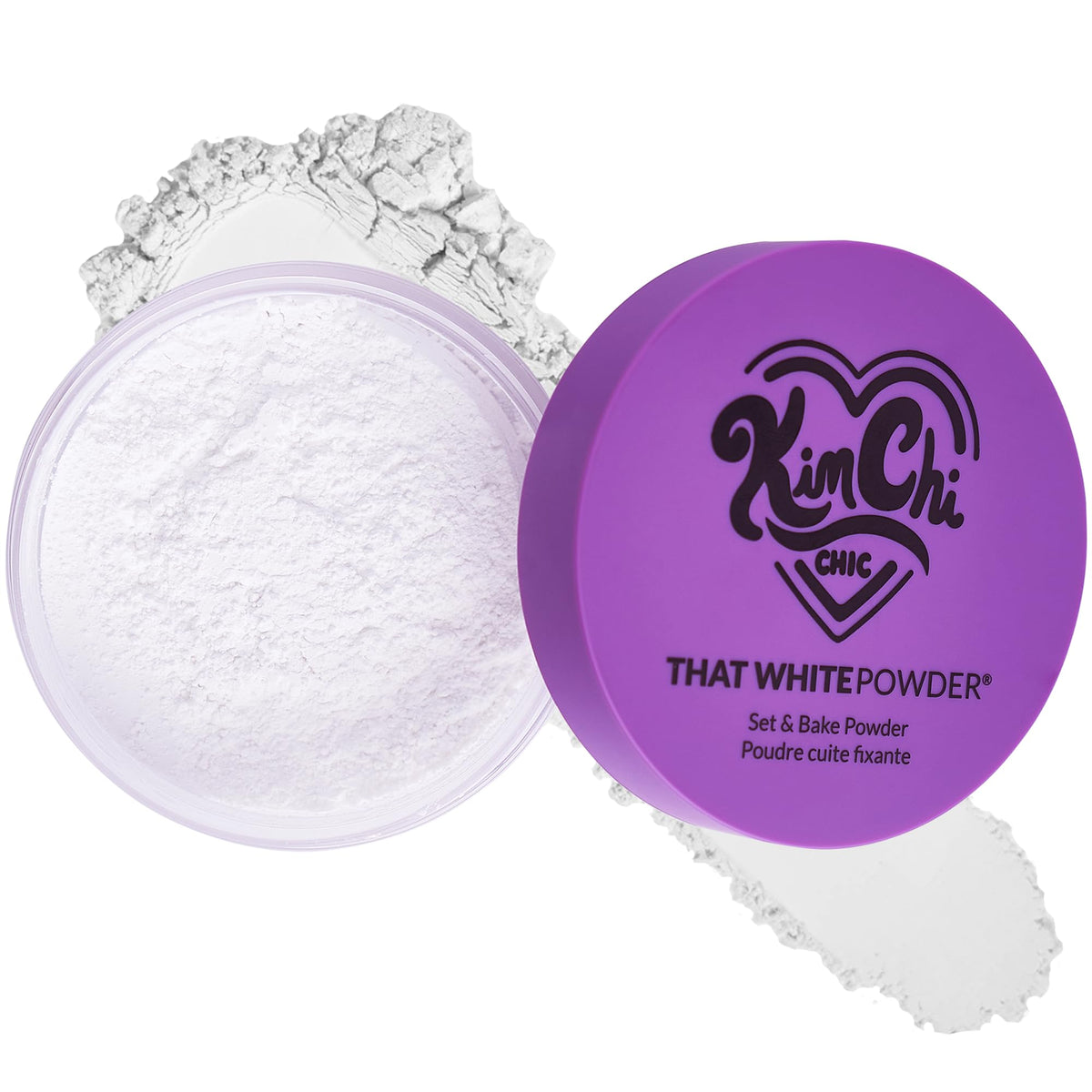 KimChiChic front packaging showing elegant white powder container and brand name
