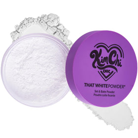 KimChiChic front packaging showing elegant white powder container and brand name