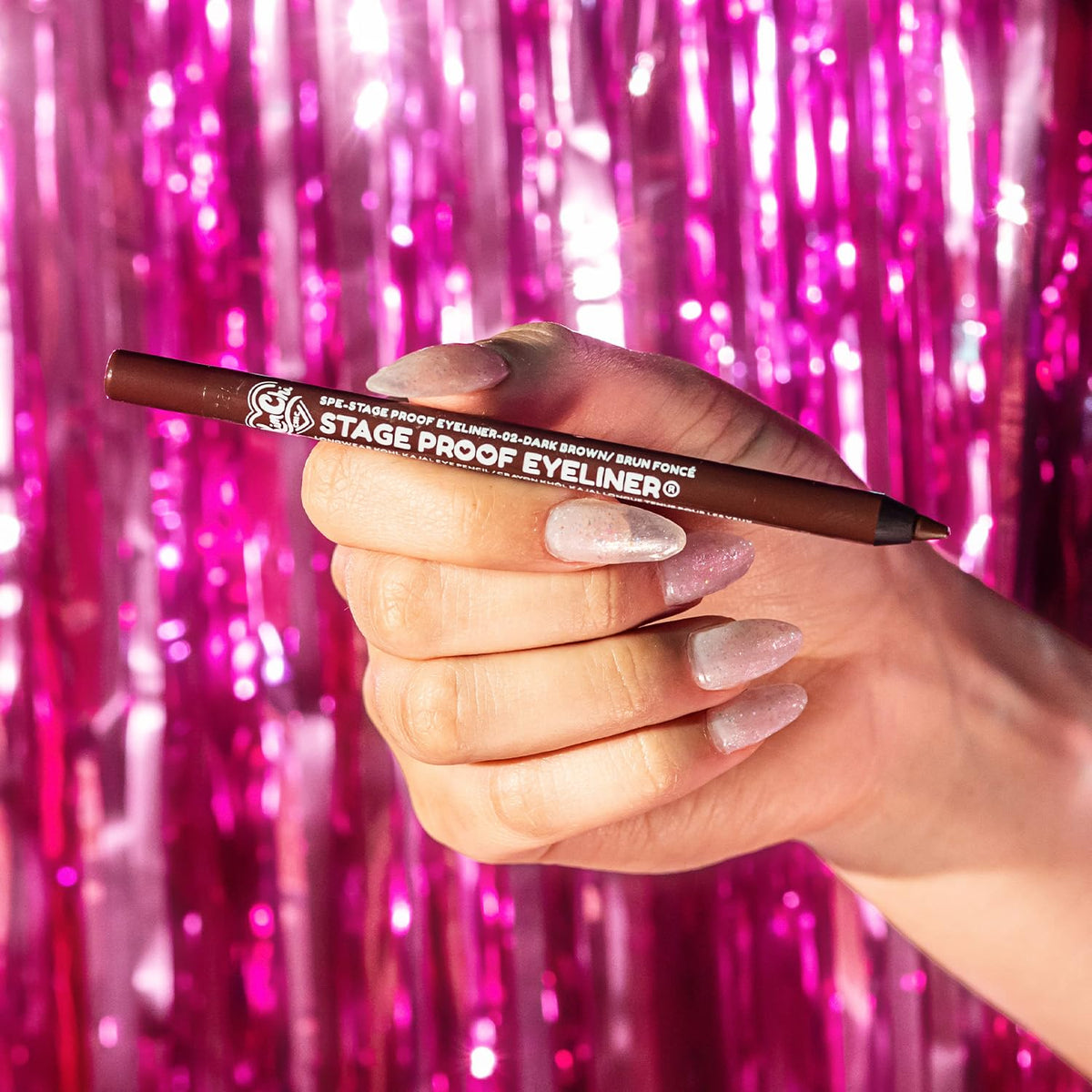 KimChiChic eyeliner in use being applied to upper lashline for precise definition benefit