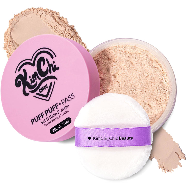 KimChiChic front packaging shows translucent powder for a matte finish