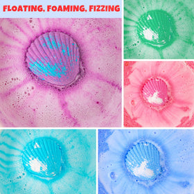 kims cosiart individually wrapped bath bombs array, convenient for gifting