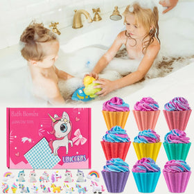 kims cosiart size scale with hand illustrating individual bath bomb dimensions and ease of use