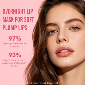 KIMUSE being applied to lips demonstrating even coverage and soothing hydration