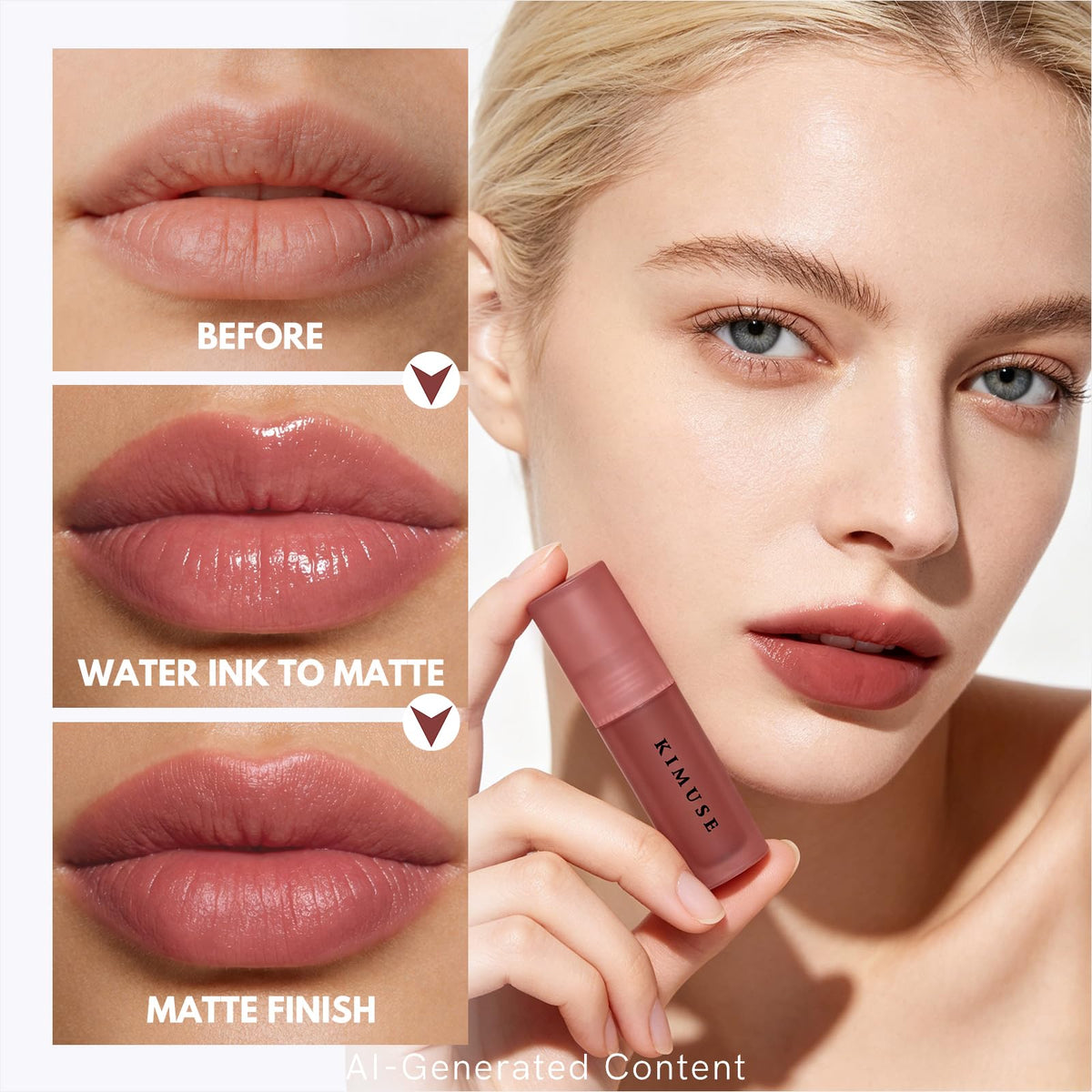 KIMUSE applicator wand closeup showing smooth, easy-to-use tip