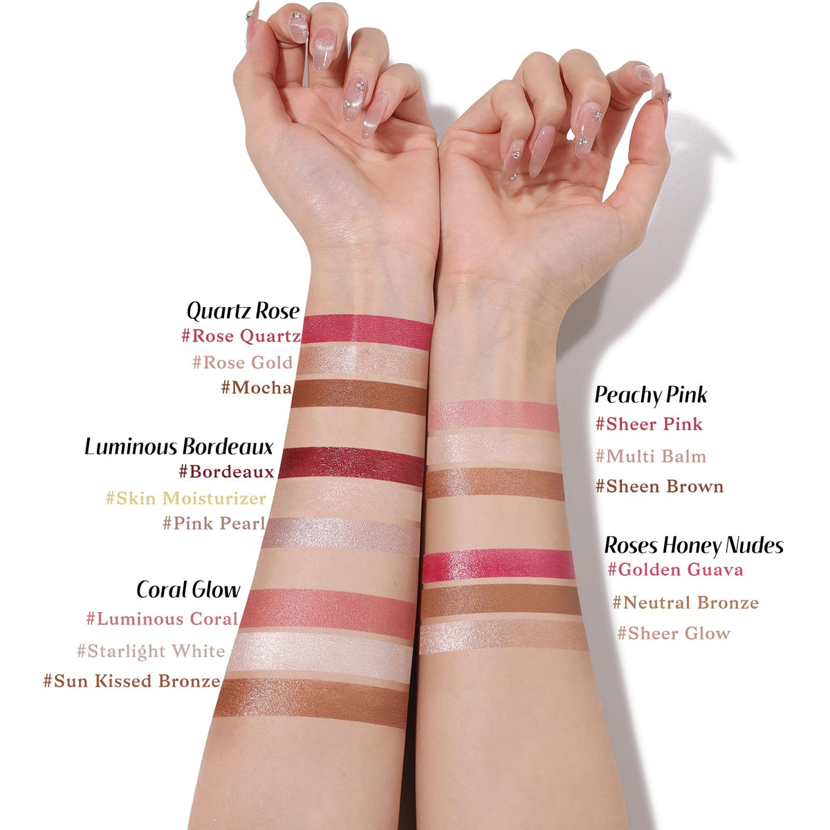 KIMUSE applying contour to cheek to sculpt features quickly