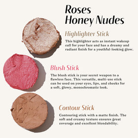 KIMUSE cream blush stick close-up showing smooth blendable texture