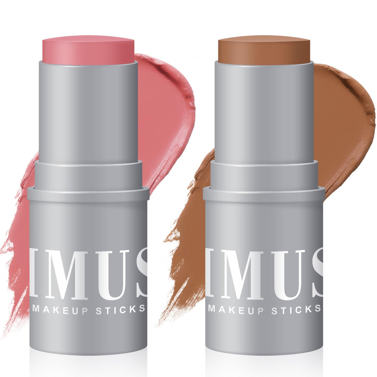 KIMUSE front duo packaging showing two sticks, convenient travel size