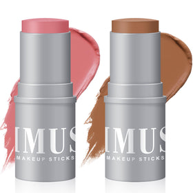 KIMUSE front duo packaging showing two sticks, convenient travel size