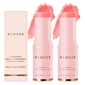 KIMUSE front packaging shot showing compact all-in-one balm and portability