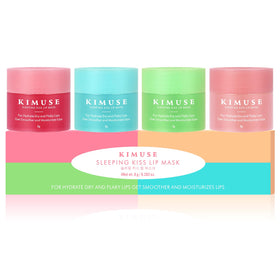 KIMUSE front packaging showing four compact jars and gift-ready box for gifting