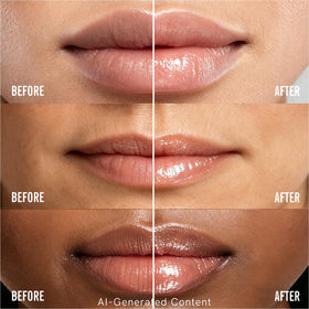 KIMUSE open jar close-up revealing smooth creamy texture and glossy finish benefit