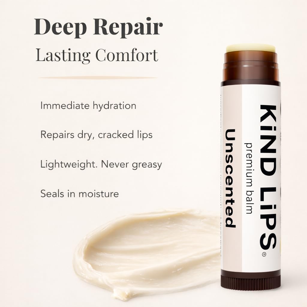 Kind Lips beeswax and oils ingredients highlighting natural moisturizers