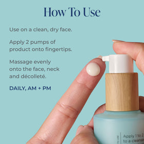 Kind Science serum staged on bathroom counter in routine-friendly setting