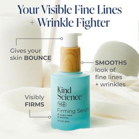 Kind Science pump nozzle close-up for precise, hygienic serum dispensing