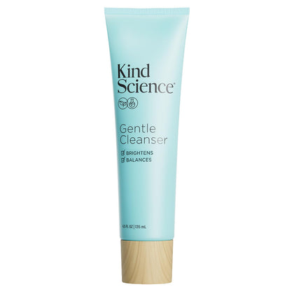 Kind Science front packaging displaying gentle cleanser and product benefits