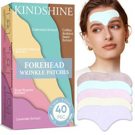 kindshine front packaging showing 40-piece patch set and ingredient icons
