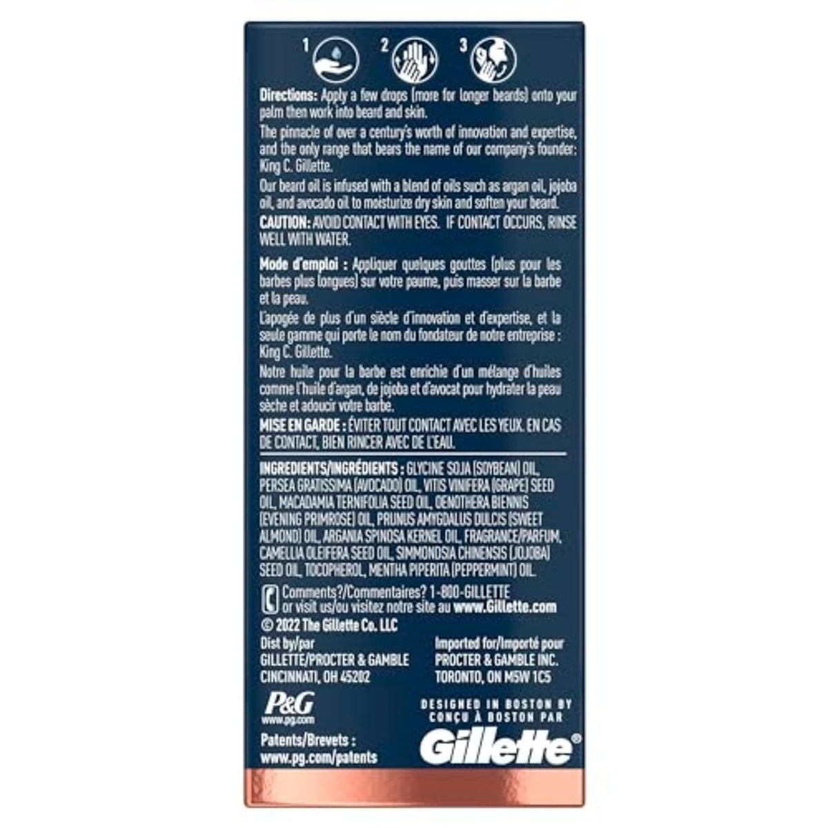 King C. Gillette bottle in outdoor scene conveying fresh bergamot cedarwood scent